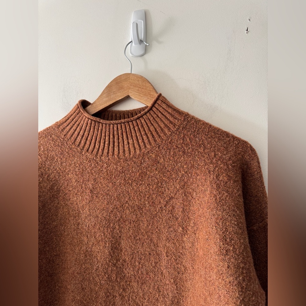 Universal Thread Brown Pullover Cozy Mock Neck Sw… - image 2